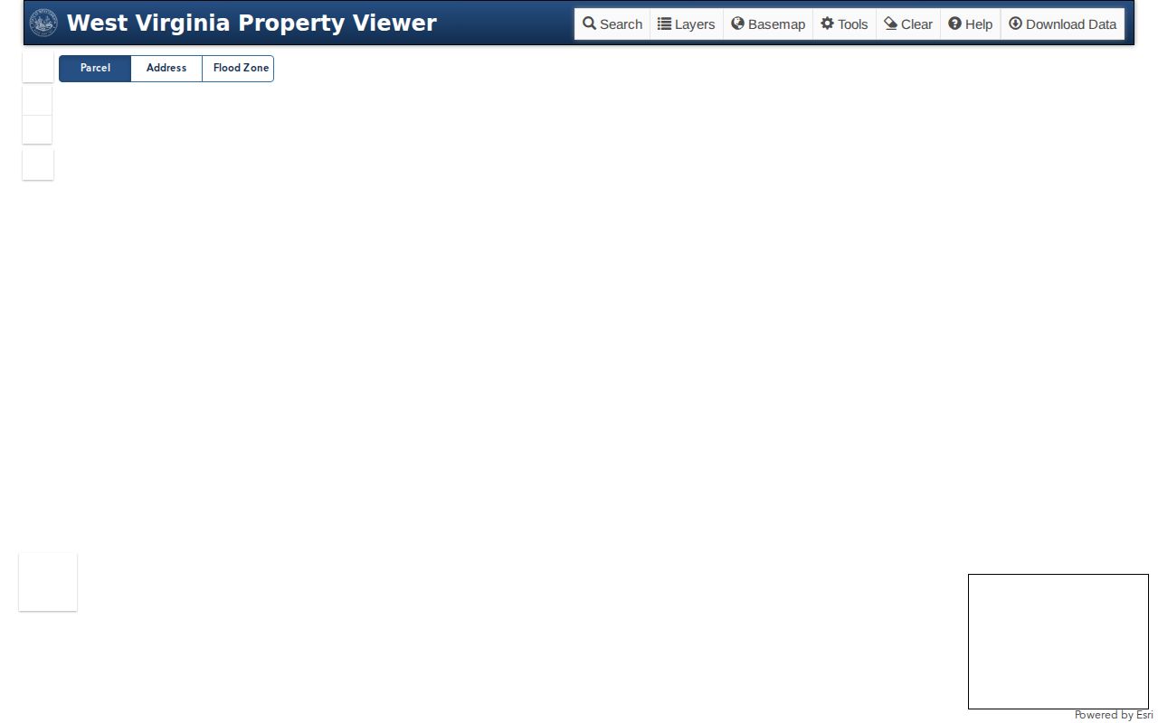 West Virginia parcel map viewer used to locate Roane County property parcels